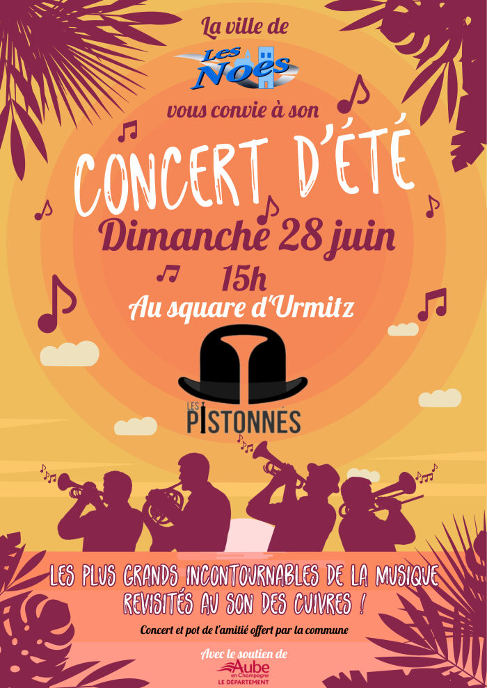 Concert d'été Les Noes Près Troyes Mairie de Les Noes