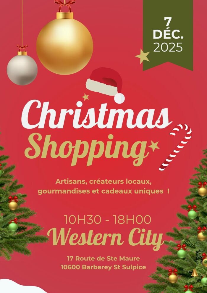 Affiche christmas shopping © TendanceShopping