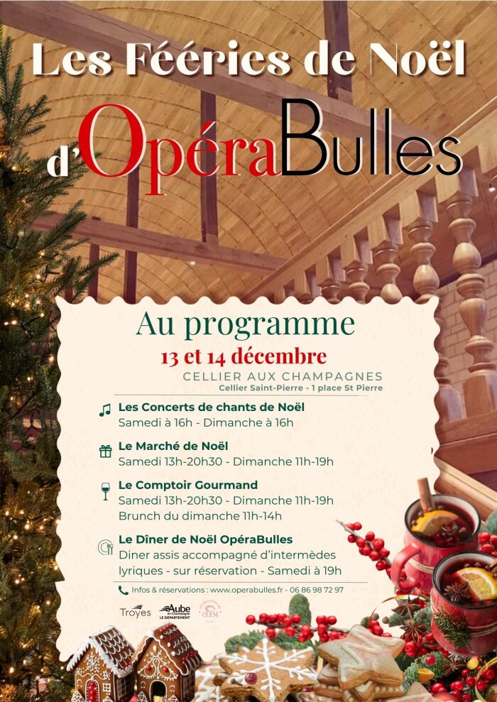 affiche féérie de noël OpéraBulles affiche féérie de noël OpéraBulles
