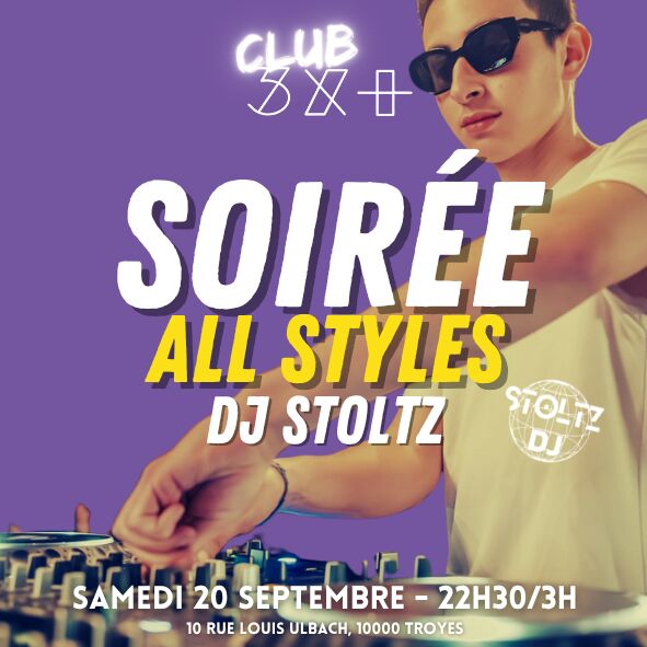 Affiche soirée dj Le Troyes Fois Plus