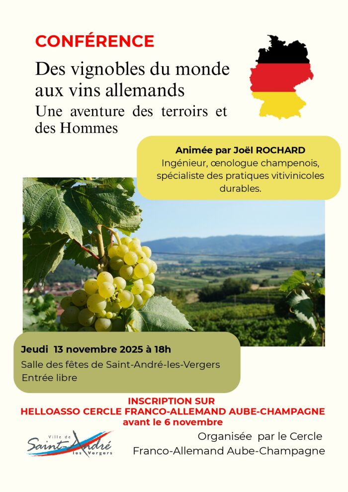 affiche conférence Cercle Franco-Allemand