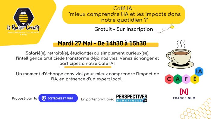 visuel café IA Le Rucher Créatif