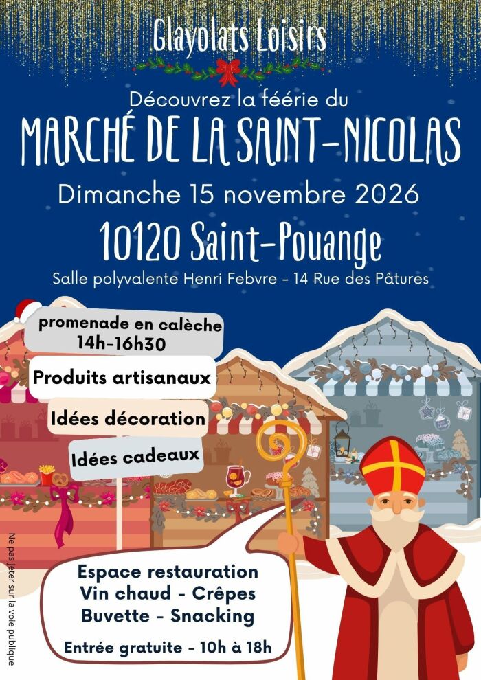 15 nov - marché de la st nicolas_st pouange.jpg Glayolats-Loisirs