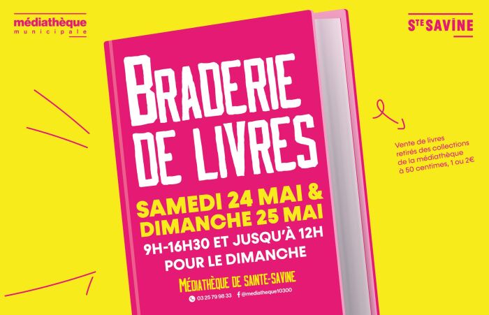Braderie de livres_Sainte-Savine Ville de Sainte-Savine