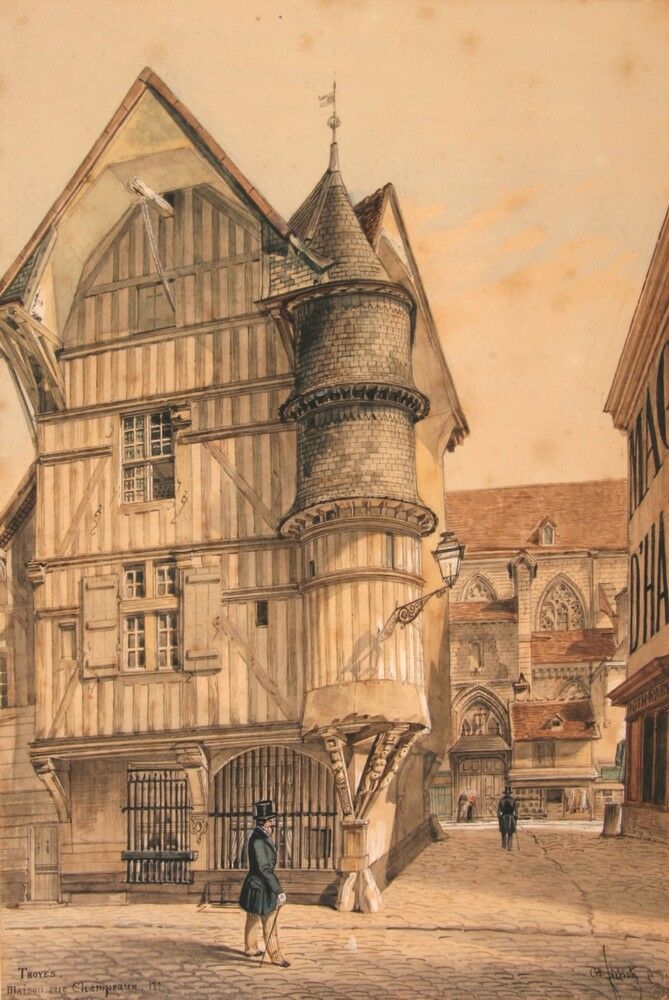 Charles Fichot - Tourelle Orfèvre.jpg © Musées de Troyes - JM Protte