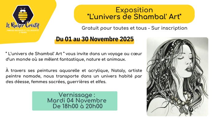 visuel expo Le Rucher Créatif
