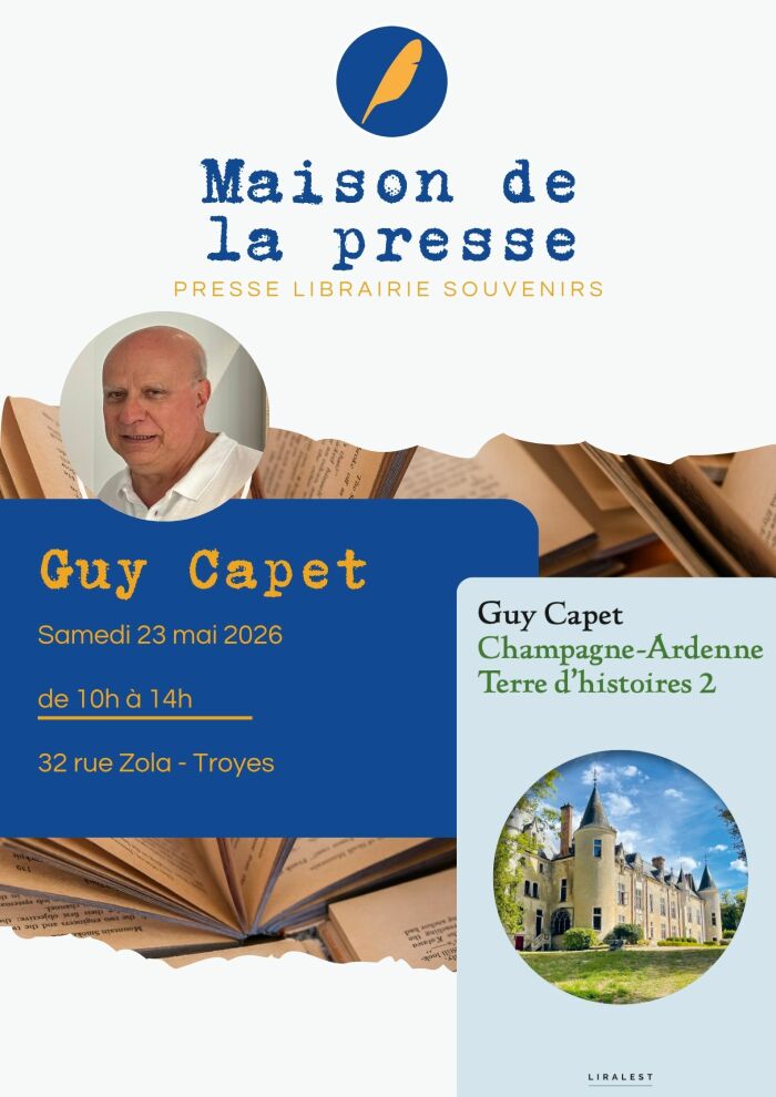 Guy Capet en dédicace_Troyes Maison de la Presse - Troyes
