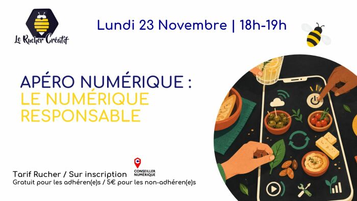 apéro numérique Le Rucher Créatif