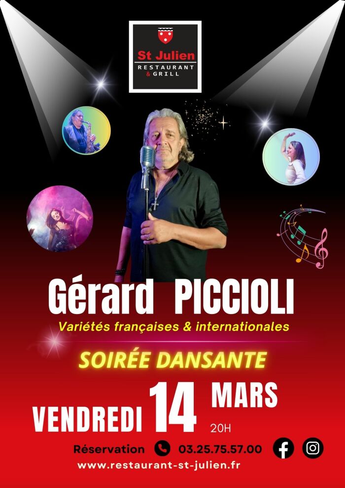 affiche soirée piccioli ©stjulien