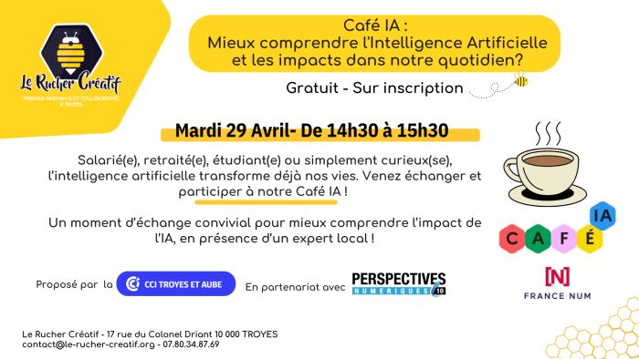 visuel conférence Le Rucher Créatif
