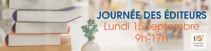bandeau journées des éditeurs © Communication des Hôpitaux Champagne Sud