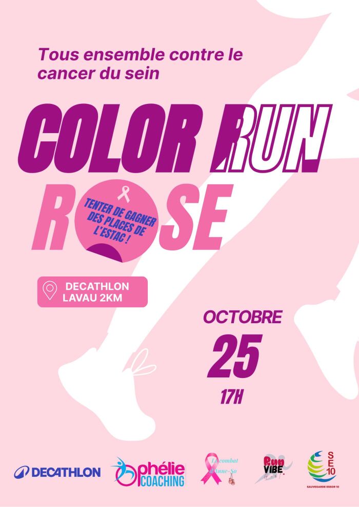 Color Run Rose_Lavau Décathlon Troyes-Lavau Color Run Rose_Lavau Décathlon Troyes-Lavau