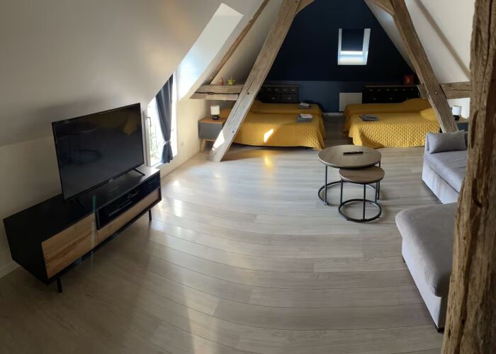 Maison champenoise avec salle de jeux, proche lac_Montreuil-sur-Barse © F. Canaud