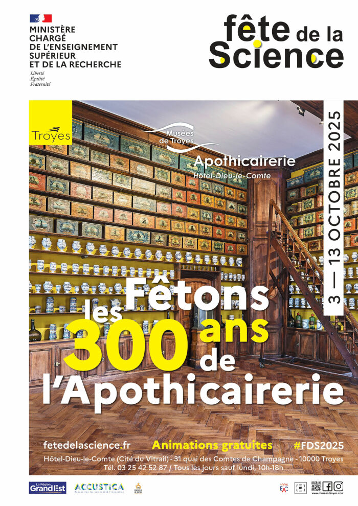 affiche fête de la science Ville de Troyes