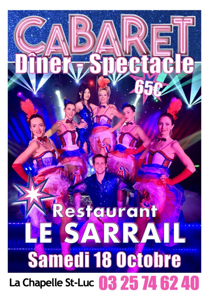 Affiche Cabaret Show Le Sarrail