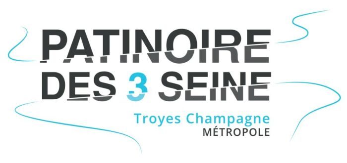Logo 2018 Patinoire des 3 Seine - Troyes Champagne Métropole
