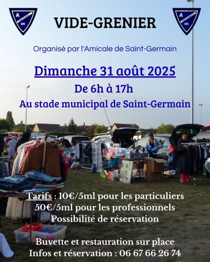 Vide-grenier_Saint-Germain © Amicale de Saint Germain