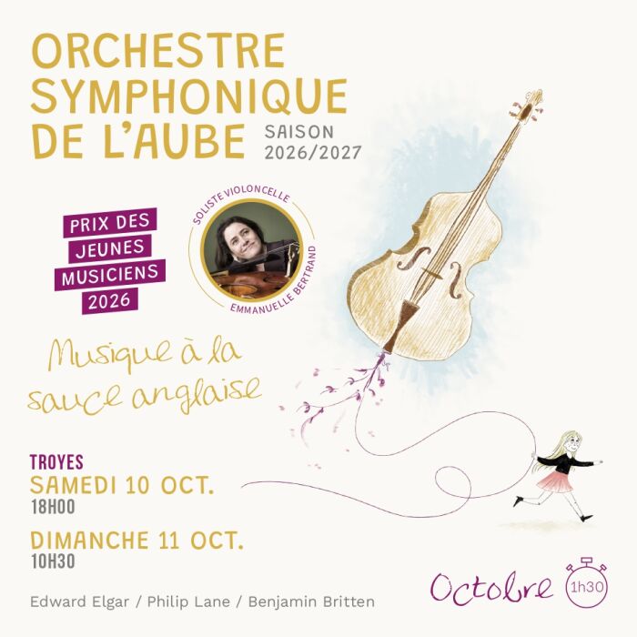 Orchestre Symphonique de l'Aube - Musique à la sauce anglaise_Troyes ©Talky Walky
