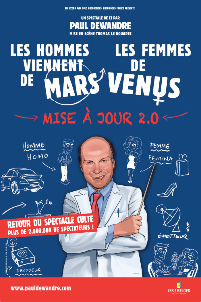 Les hommes viennent de Mars, les femmes de Venus_Troyes Les Productions Label LN