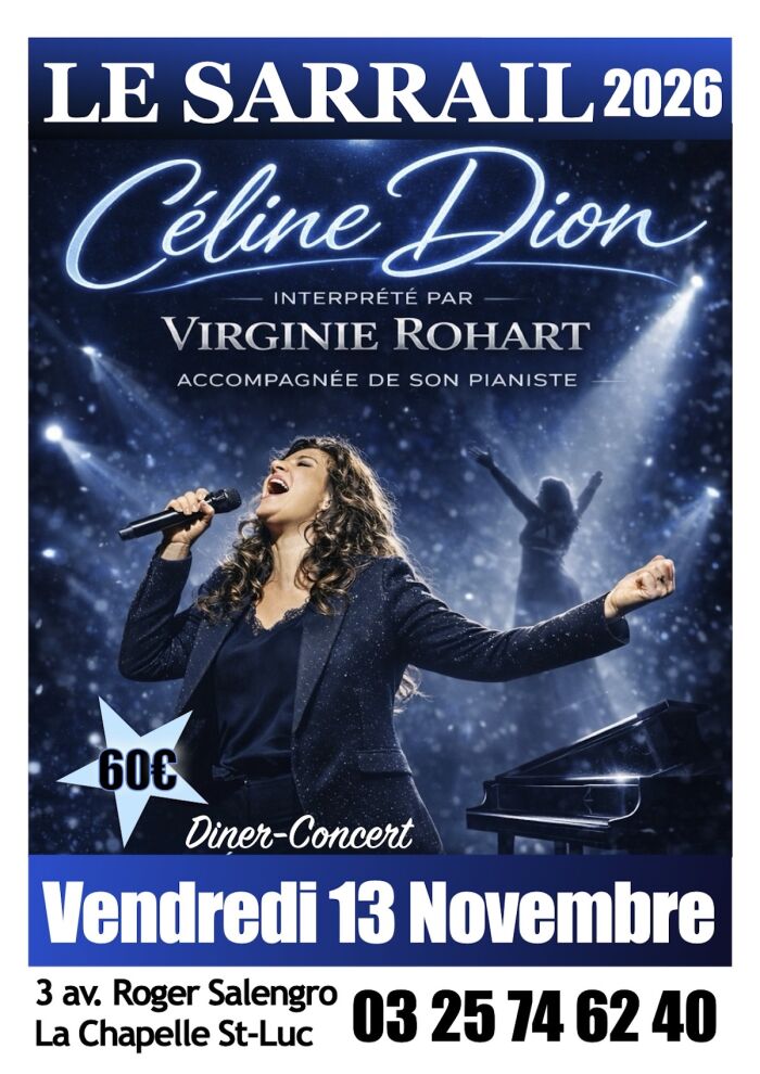 affiche diner concert Le Sarrail