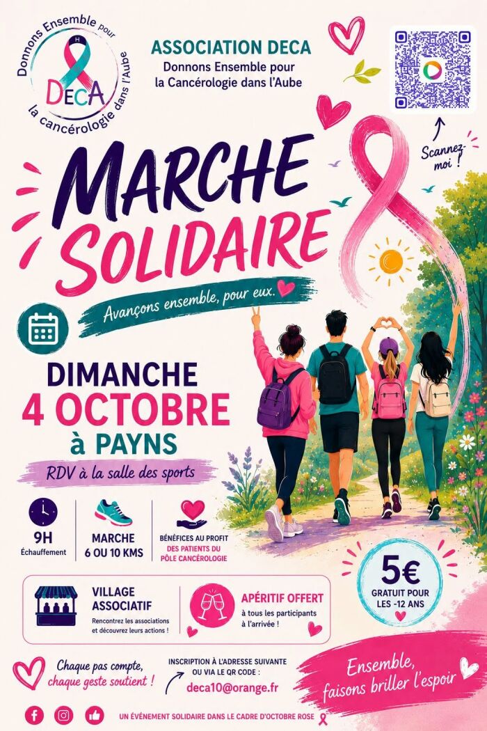Marche Solidaire_Payns Association DECA