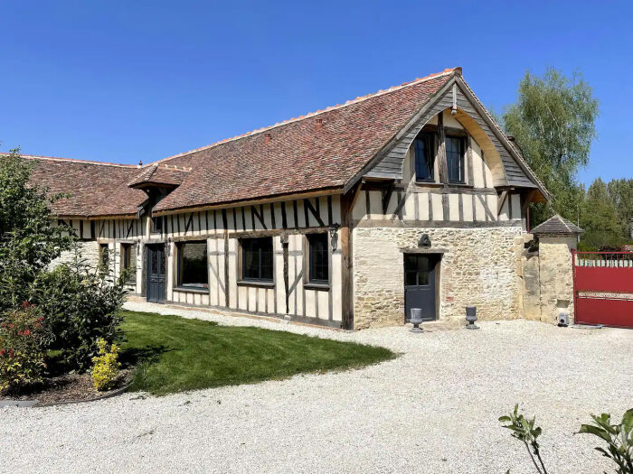 Maison champenoise avec salle de jeux, proche lac_Montreuil-sur-Barse © F. Canaud