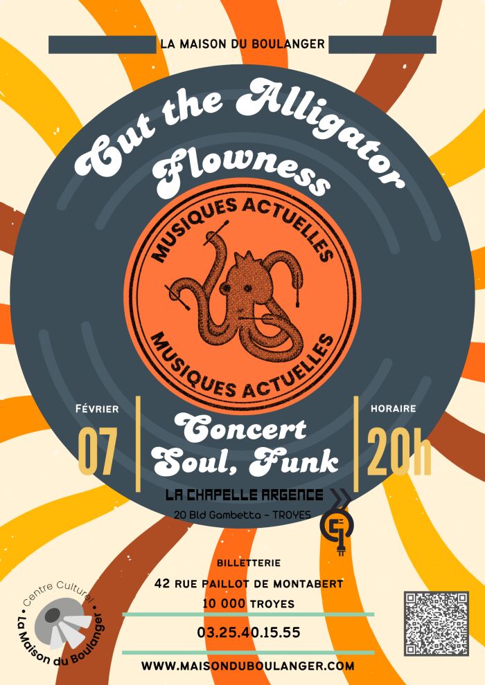 Concert Soul, Funk_Troyes La Maison du Boulanger