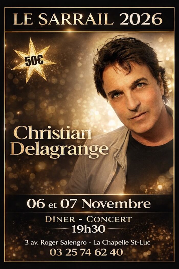 affiche soirées C. Delagrange Le Sarrail