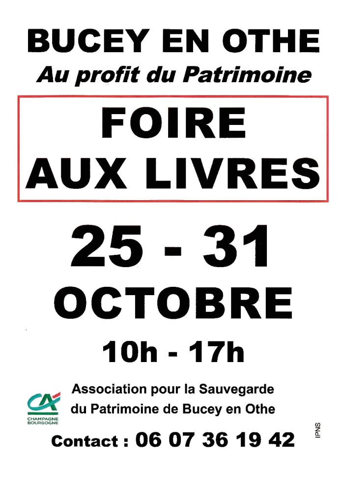 Foires aux livres_Bucey-en-Othe ASPBO