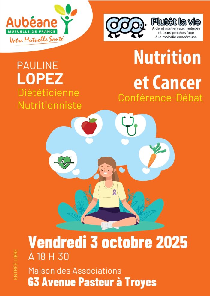 affiche conférence Aubéane Mutuelle de France