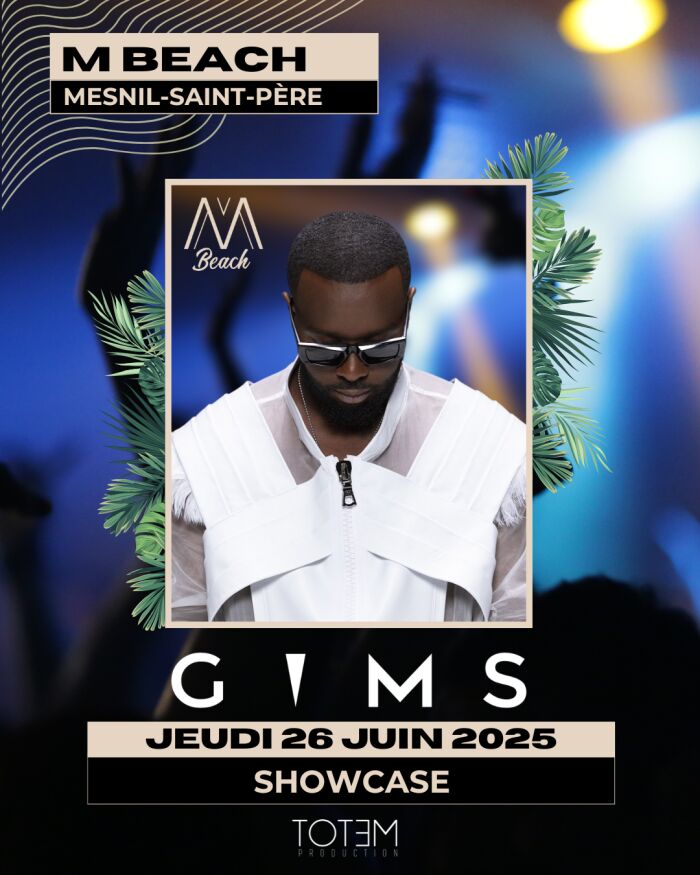 Affiche Gims © MBeach