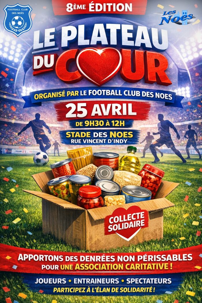 Affiche plateau du cœur 2026 Mairie de Les Noes