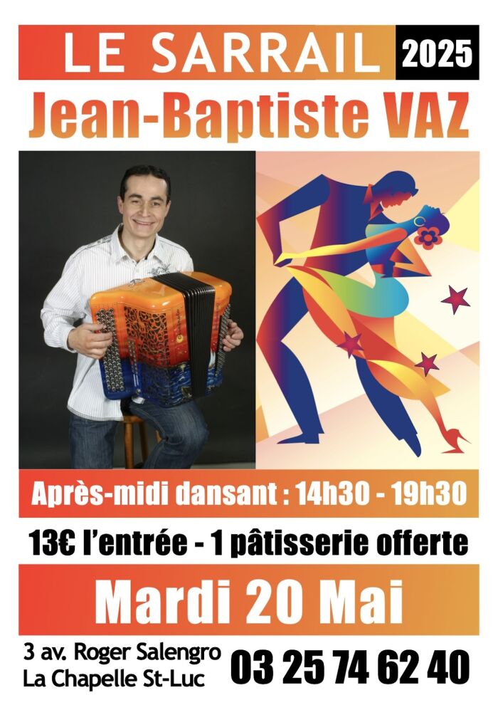 affiche thé dansnat Le Sarrail