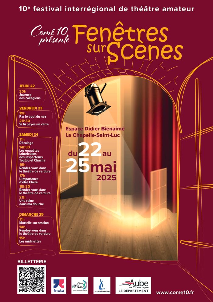 affiche festival théâtre amateur Betty