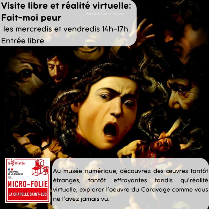 Visuel fais moi peur Micro-Folie La Chapelle St Luc