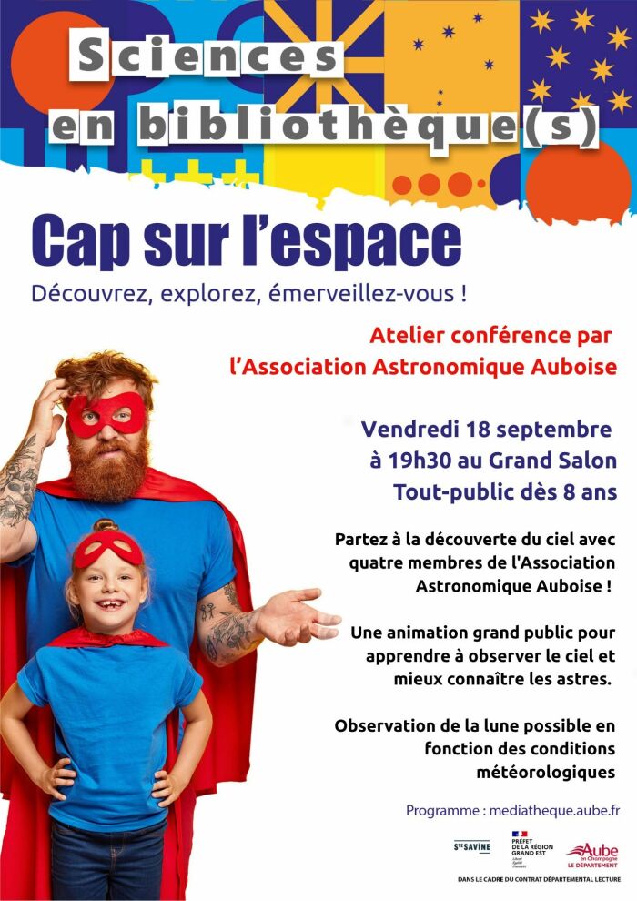 18 sept - atelier conférence.jpg Médiathèque Sainte Savine