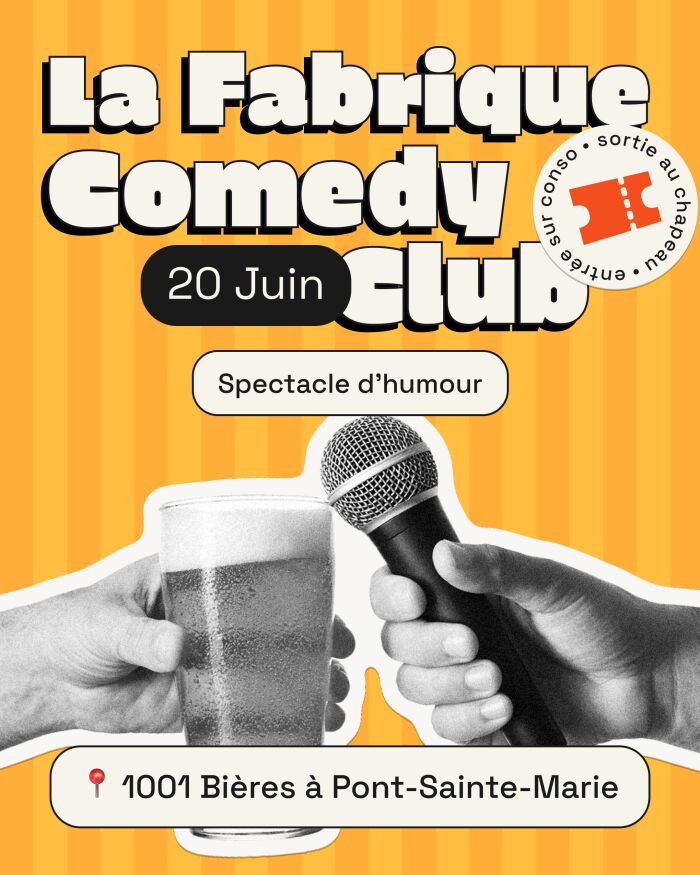 affiche fabrique comedy club La Fabrique