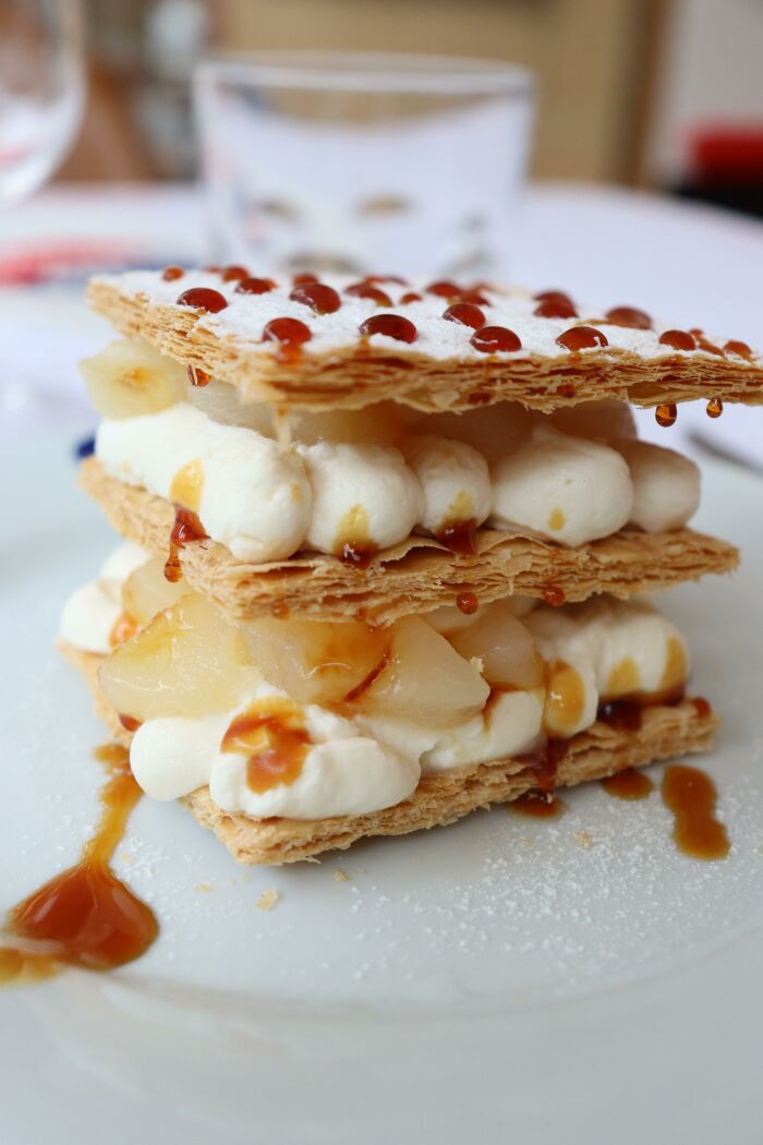 Millefeuille à la poire LES 3PC