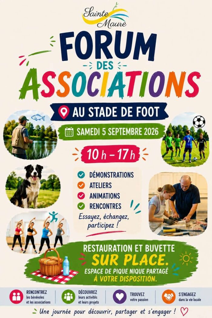 05 sept - forum des associations _sainte maure.jpg Mairie de Ste Maure