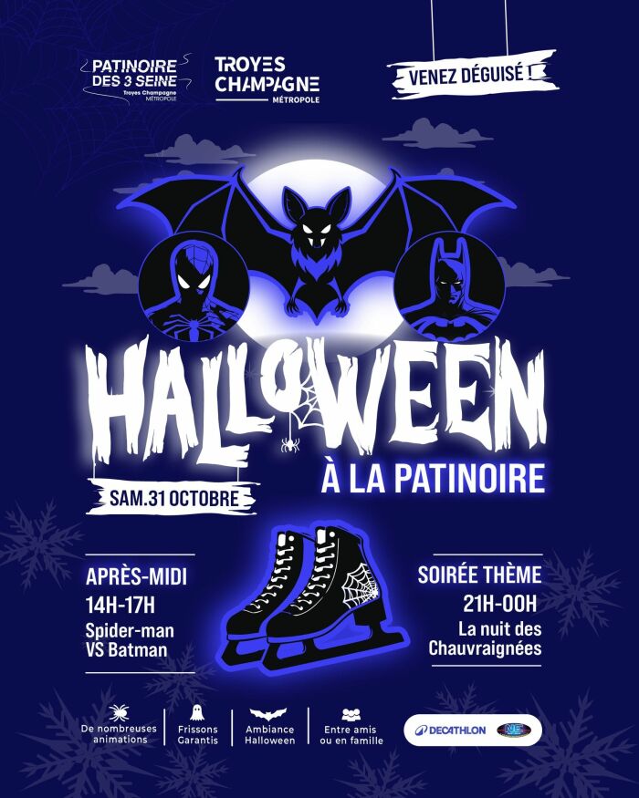 affiche halloween Troyes Champagne Métropole