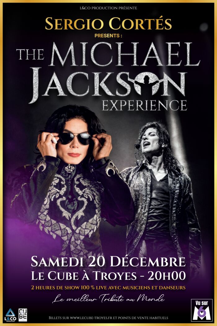 Affiche Michaël Jackson Expérience L&Co Production