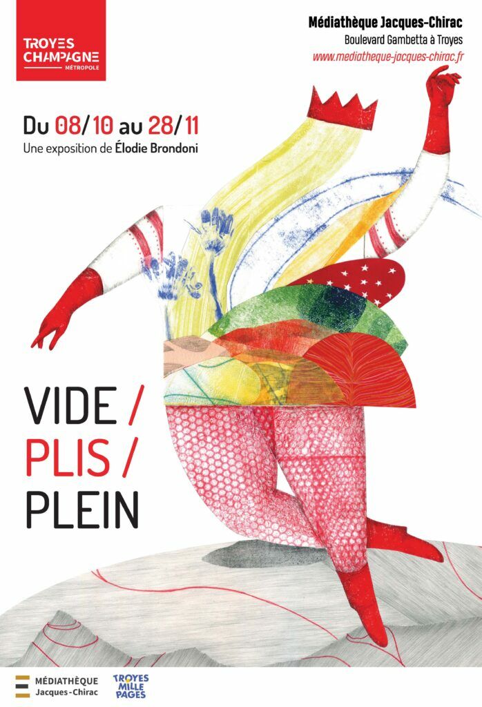 Exposition : VIDE / PLIS / PLEIN_Troyes Médiathèque Jacques Chirac