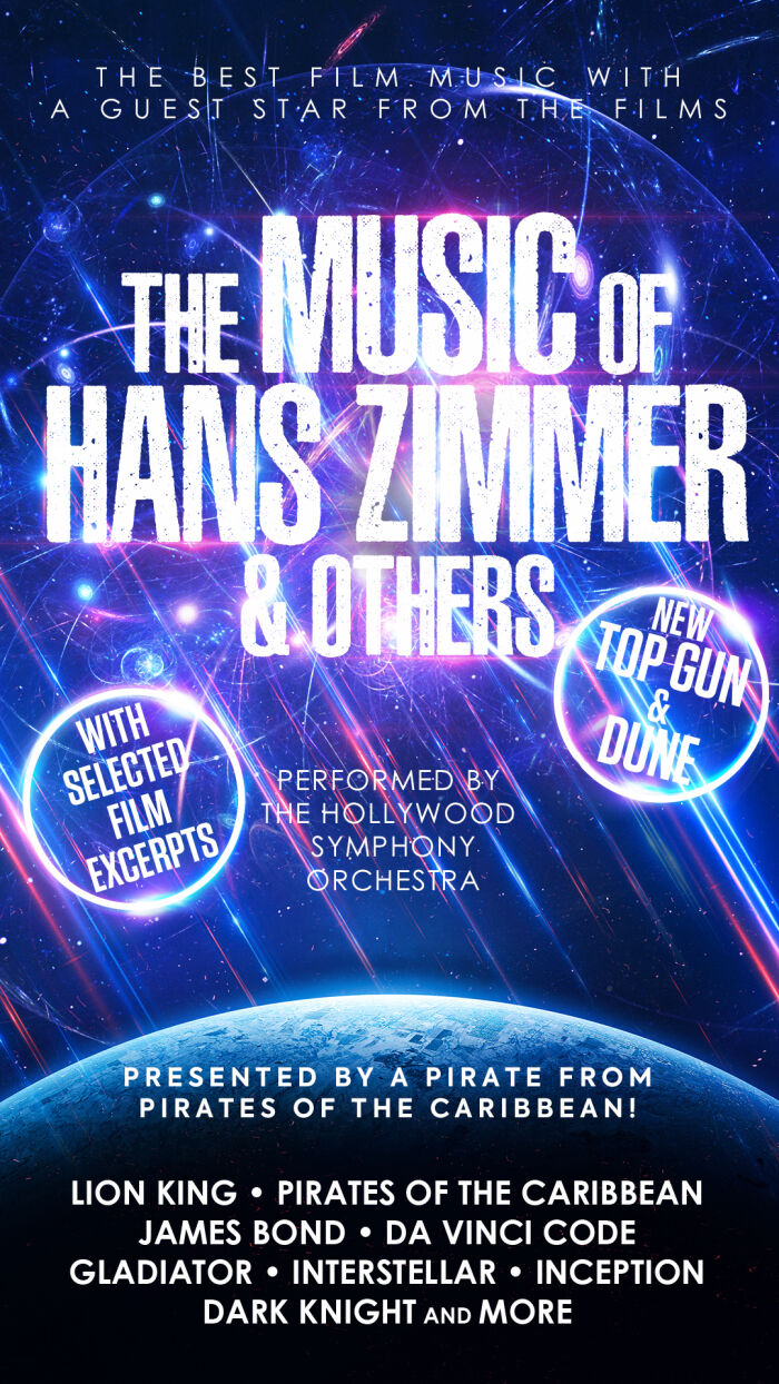 Affiche Hans Zimmer Star Entertainment - The Music of Hans Zimmer and Others