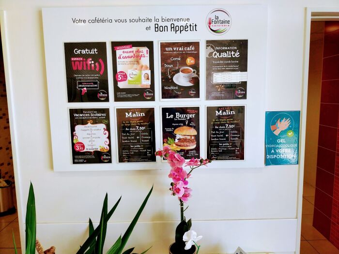 Menus Cafétéria la Fontaine - Apei Aube