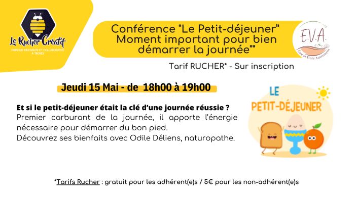 visuel conférence Le Rucher créatif