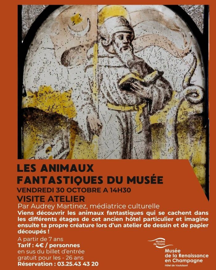 Visite atelier : Les animaux fantastiques du musée_Troyes Musées de Troyes