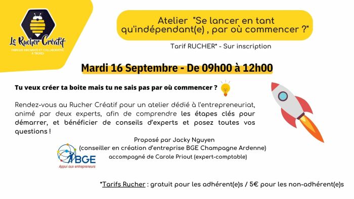 visuel atelier Le Rucher Créatif
