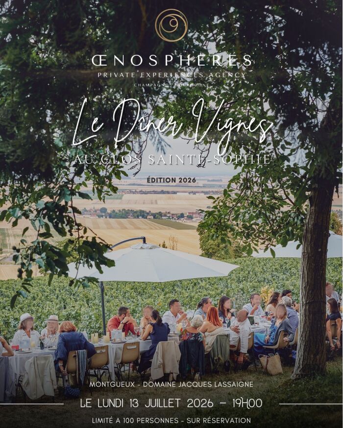 affiche le diner vignes © OenoSpheres