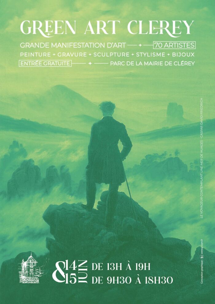 Affiche green art clérey Agence P com