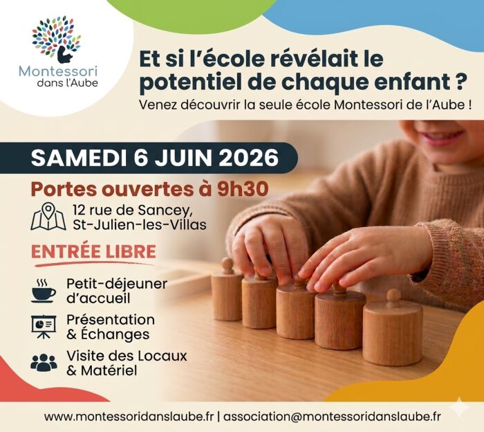 Portes ouvertes Montessori dans l'Aube